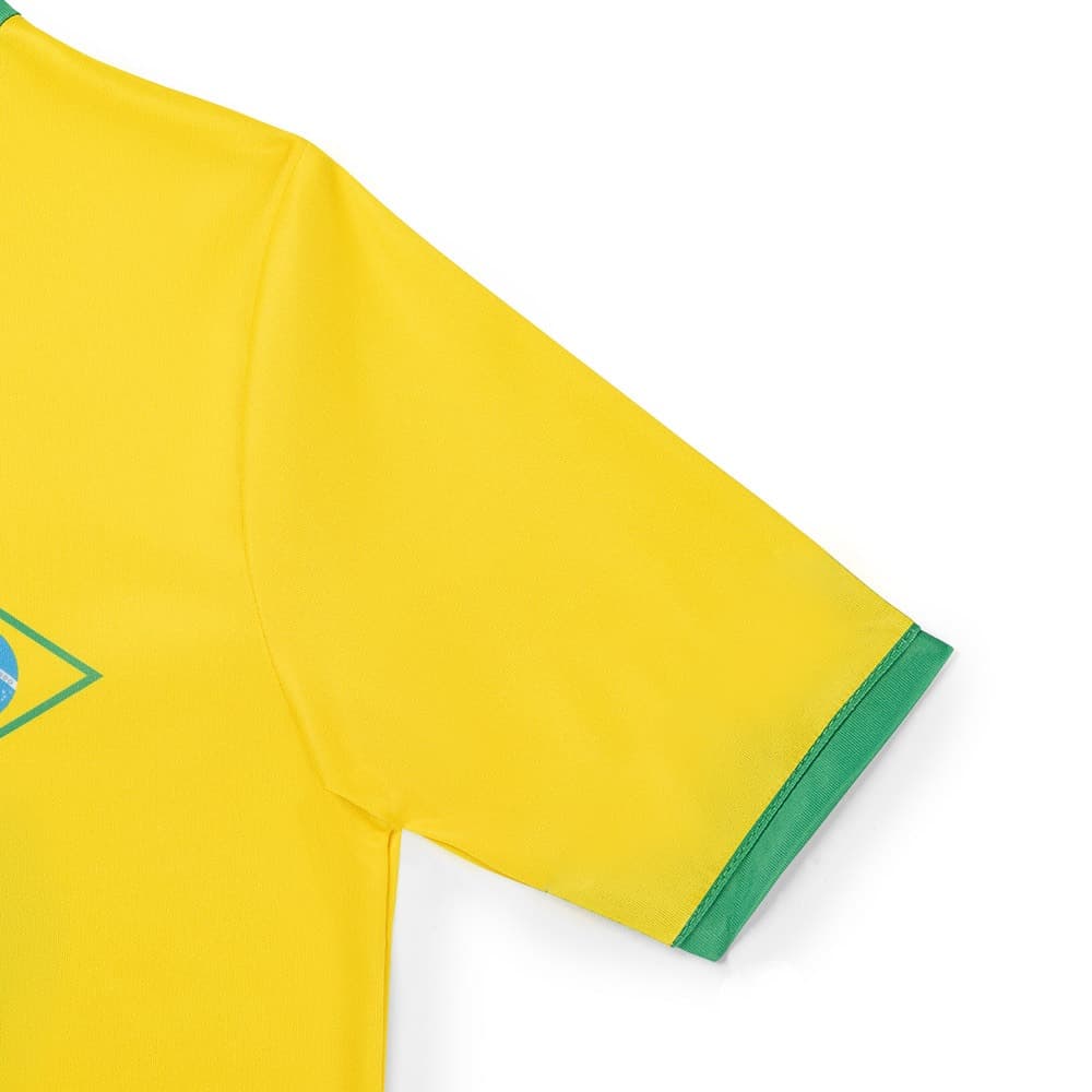 Kingdo Brazilie Voetbaltenue Thuis Pele, foto 3