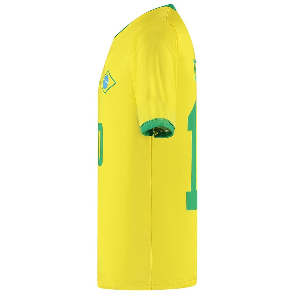 Kingdo Brazilie Voetbaltenue Thuis Pele, foto 5