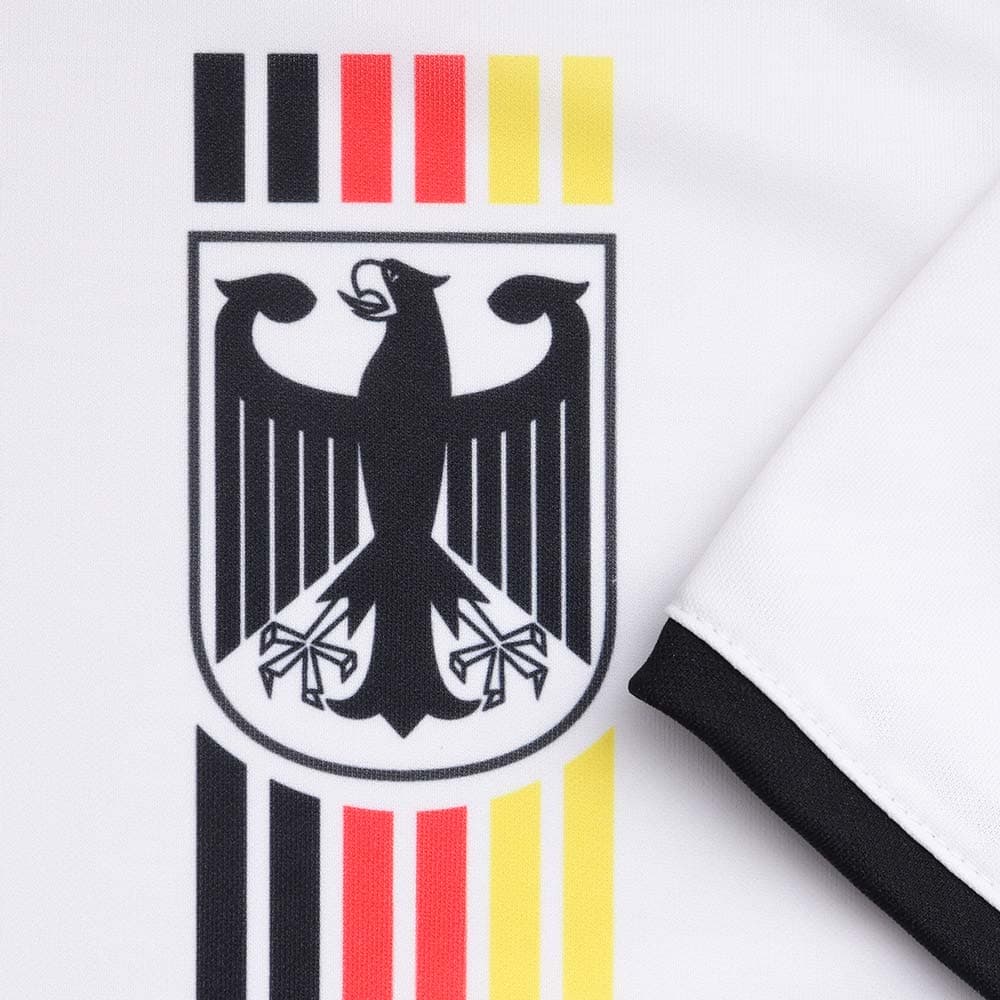 Kingdo Duitsland Voetbaltenue Thuis - Eigen Naam - Strepen, foto 5