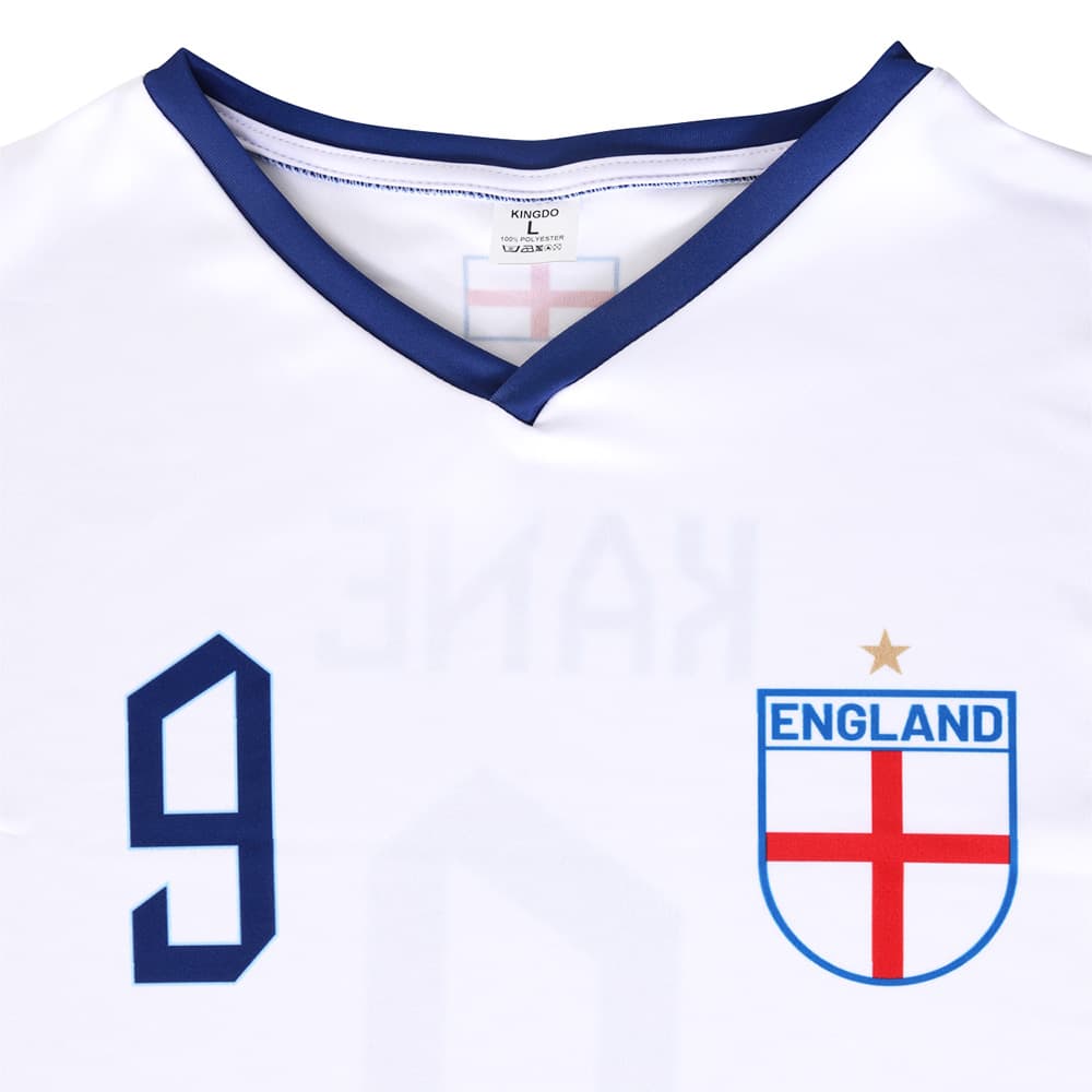 Kingdo Engeland Voetbalshirt Kane Thuis, foto 3