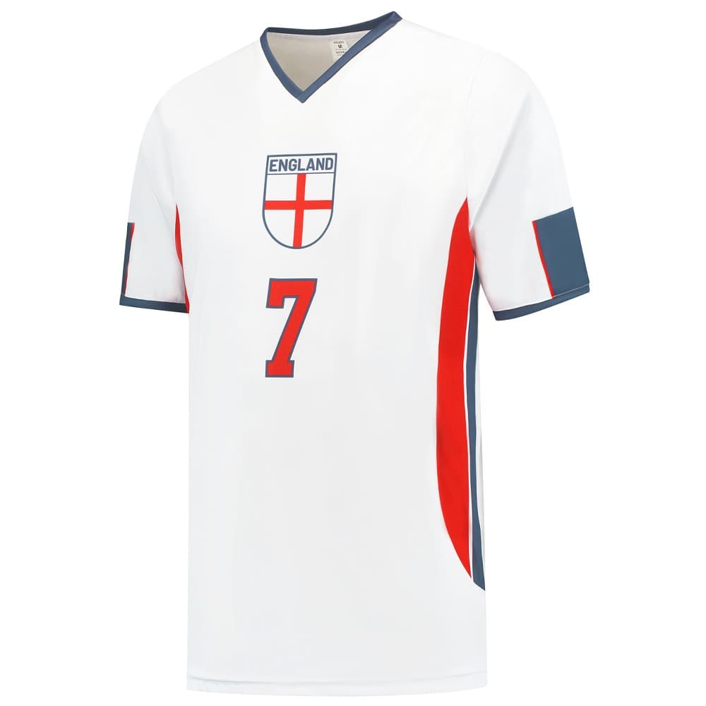 Kingdo Engeland Voetbalshirt Beckham Thuis - 1998, foto 2