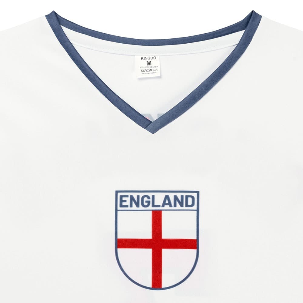 Kingdo Engeland Voetbalshirt Beckham Thuis - 1998, foto 3