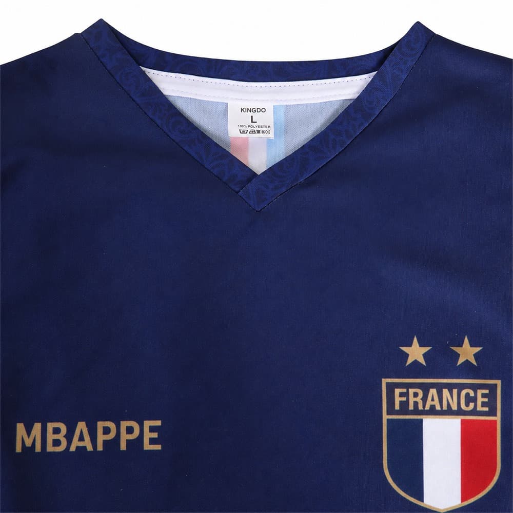 Kingdo Mbappe Frankrijk Voetbalshirt Thuis, foto 3