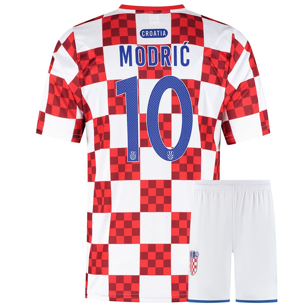 Kingdo Modrić Kroatië Voetbaltenue Thuis
