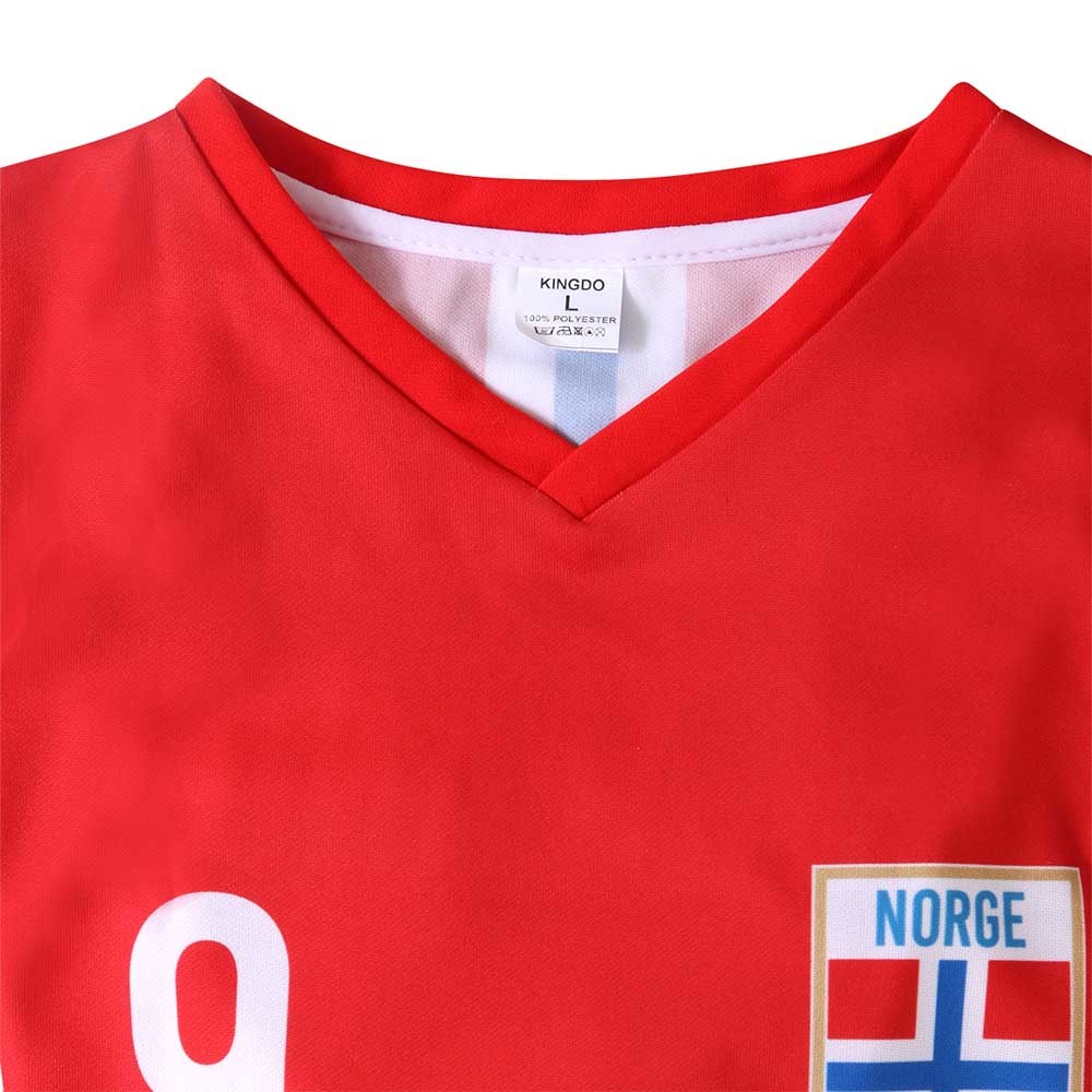 Kingdo Haaland Noorwegen Voetbaltenue, foto 4