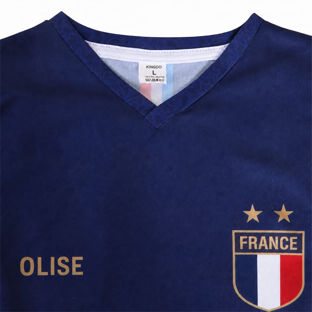 Kingdo Olise Frankrijk Voetbaltenue Thuis, foto 3