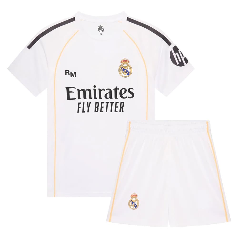 Real Madrid Voetbaltenue Thuis Eigen Naam - 2025-2026 - Kind, foto 3