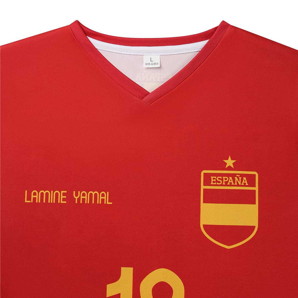 Kingdo Lamine Yamal Spanje Voetbaltenue, foto 3