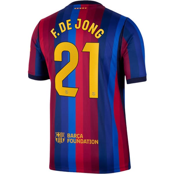 Nike FC Barcelona Match Thuis Shirt F de Jong Kids
