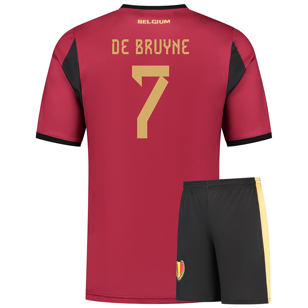 Kingdo De Bruyne Belgie Voetbaltenue Thuis - 2024-2026