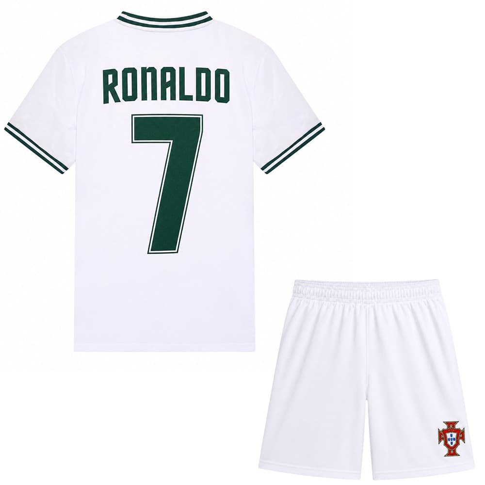 FPF Cristiano Ronaldo Portugal Voetbaltenue Uit - CR7 - Kind