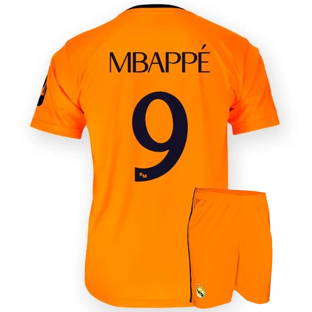 Real Madrid Mbappe Voetbaltenue Uit - 2024-2025 - Kind