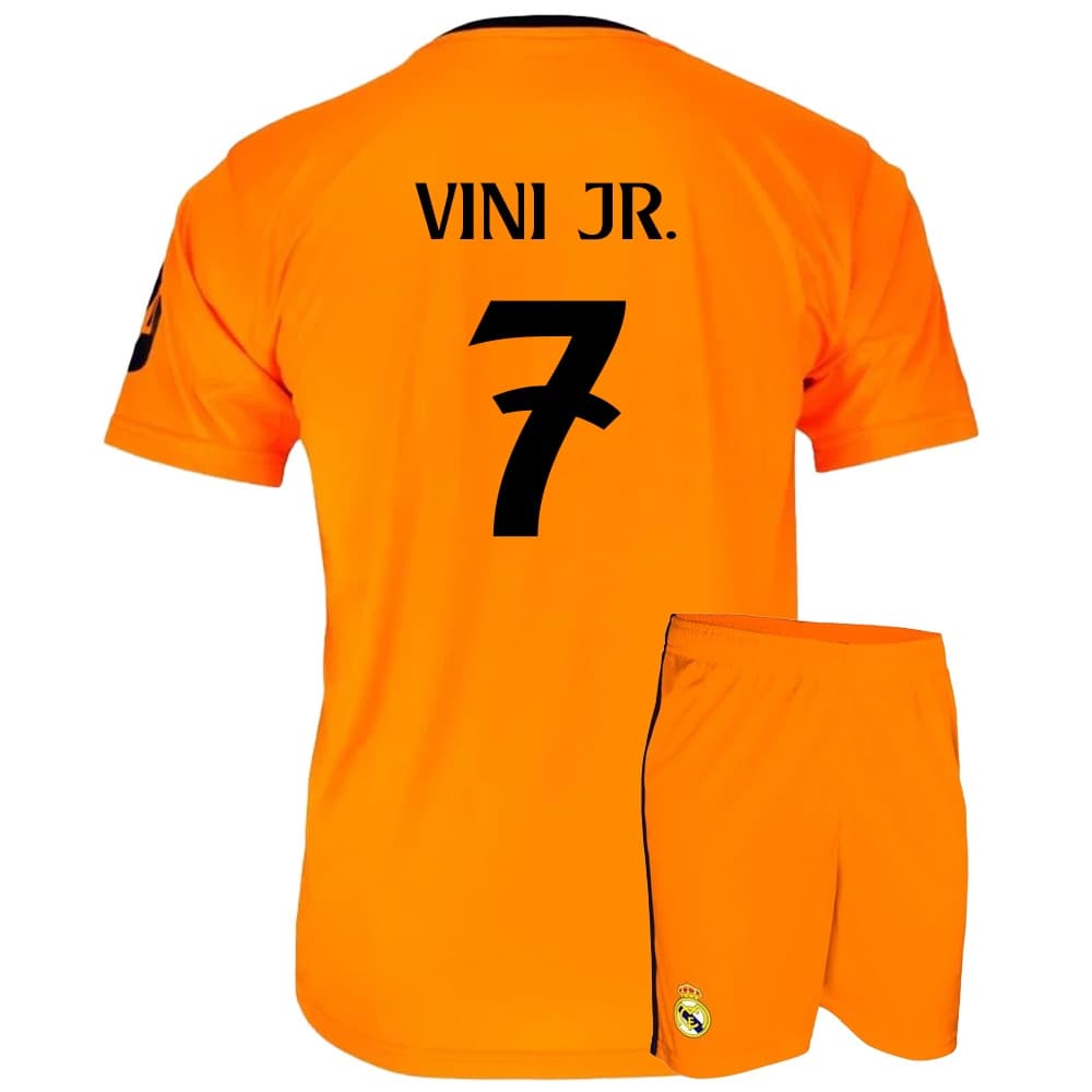 Real Madrid Voetbaltenue Vini JR. Uit - Kind