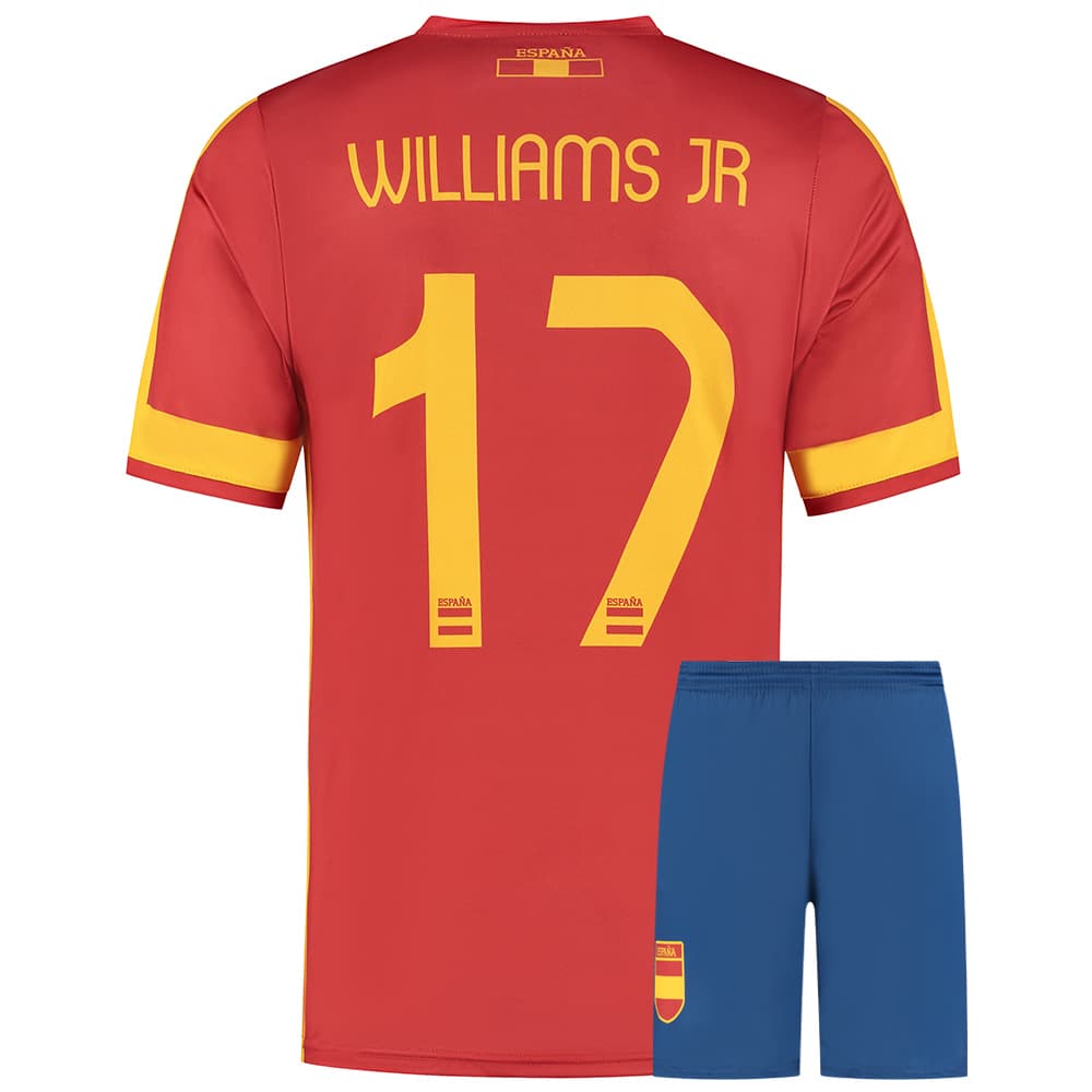 Kingdo Williams Spanje Voetbaltenue