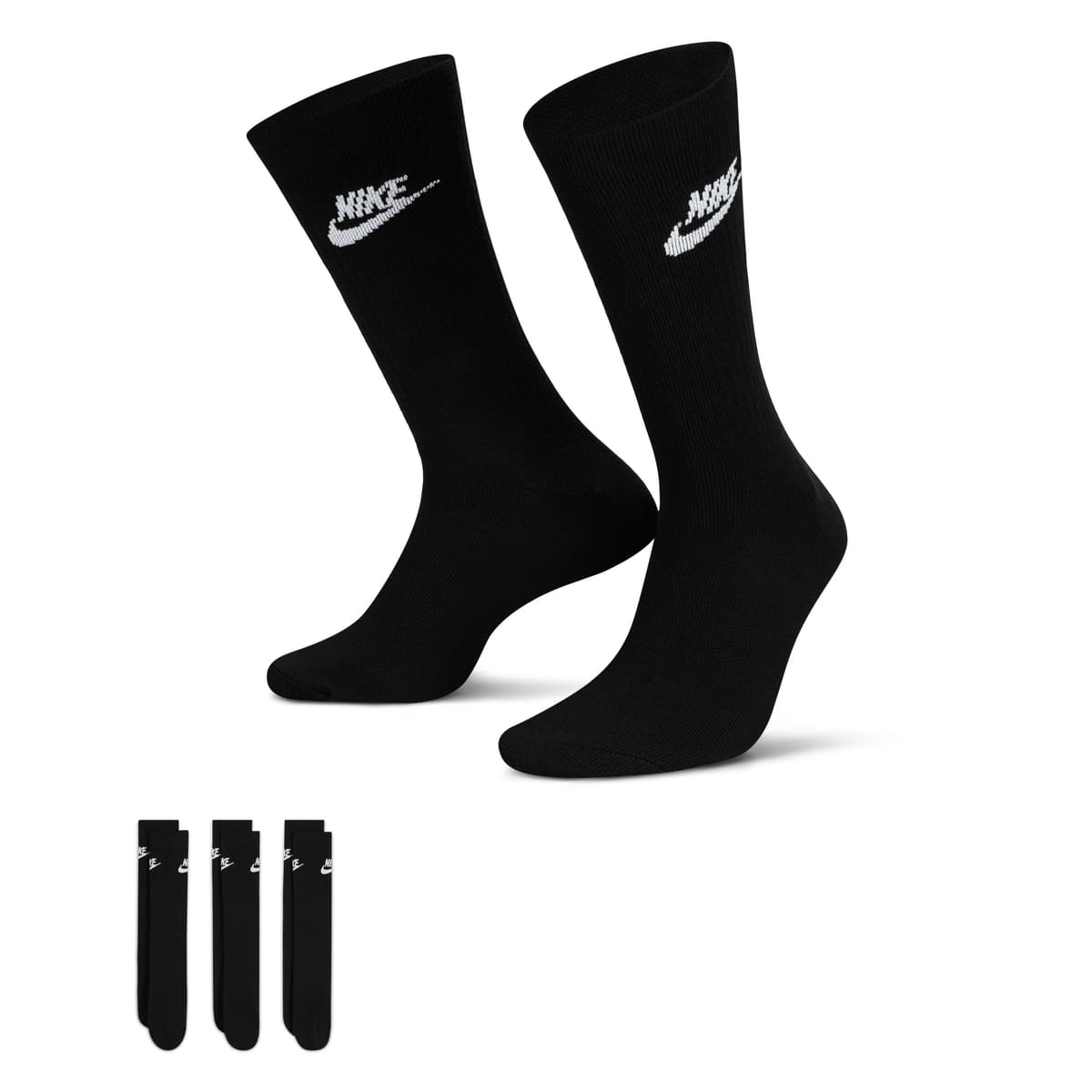 Nike Sportswear Everyday Essential Crew Sokken 3-Pack