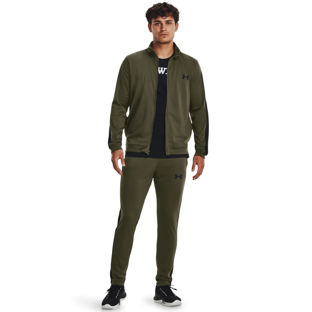Under Armour Rival Knit Trainingspak Full-Zip Olijfgroen