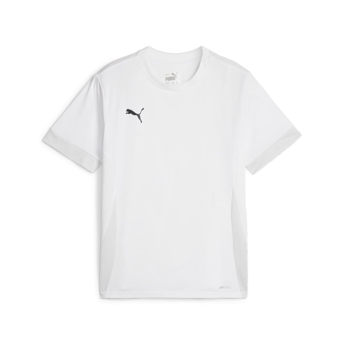 Puma teamGOAL Matchday Voetbalshirt Kids in Wit Zwart Grijs