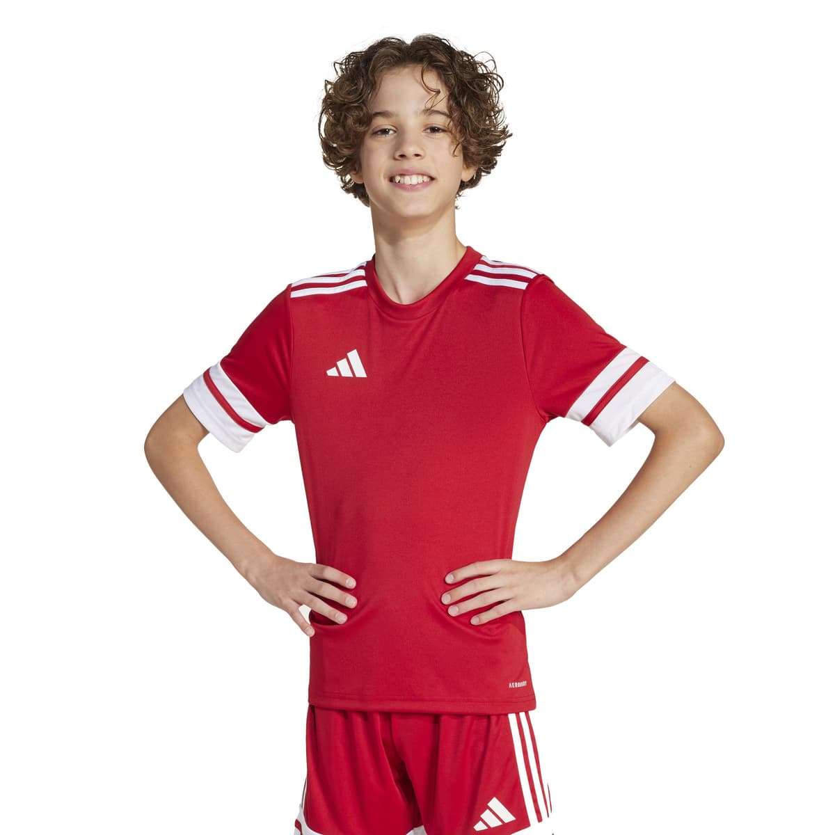 adidas Squadra 25 Voetbalshirt Kids in Rood Wit