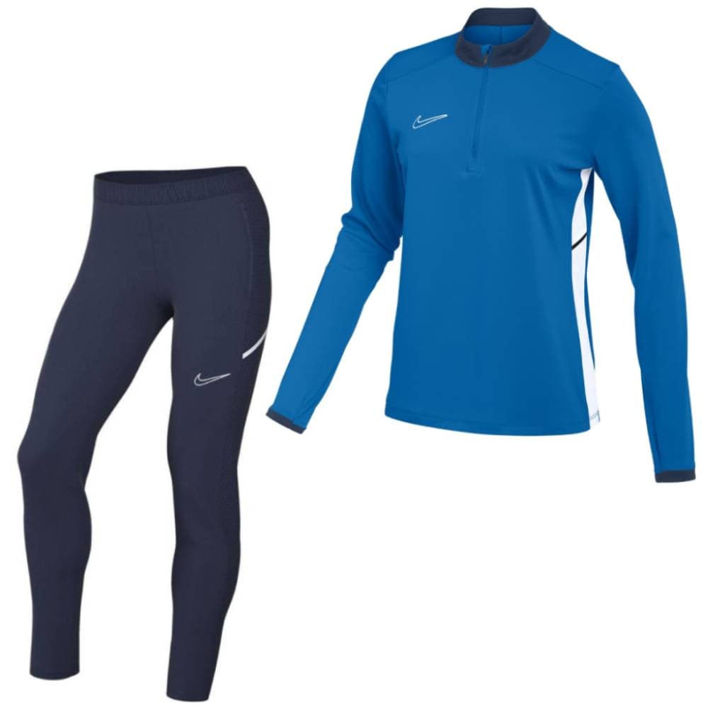 Nike Academy 25 Trainingspak 1/4-Zip Dames in Blauw Donkerblauw Wit