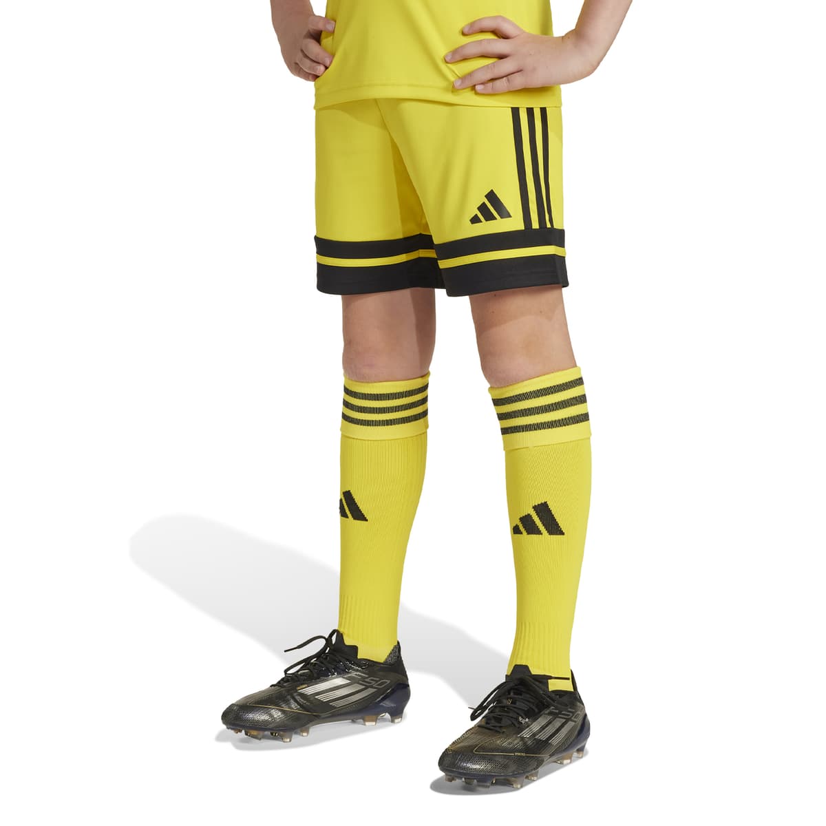adidas Squadra 25 Voetbalbroekje Kids in Geel Zwart
