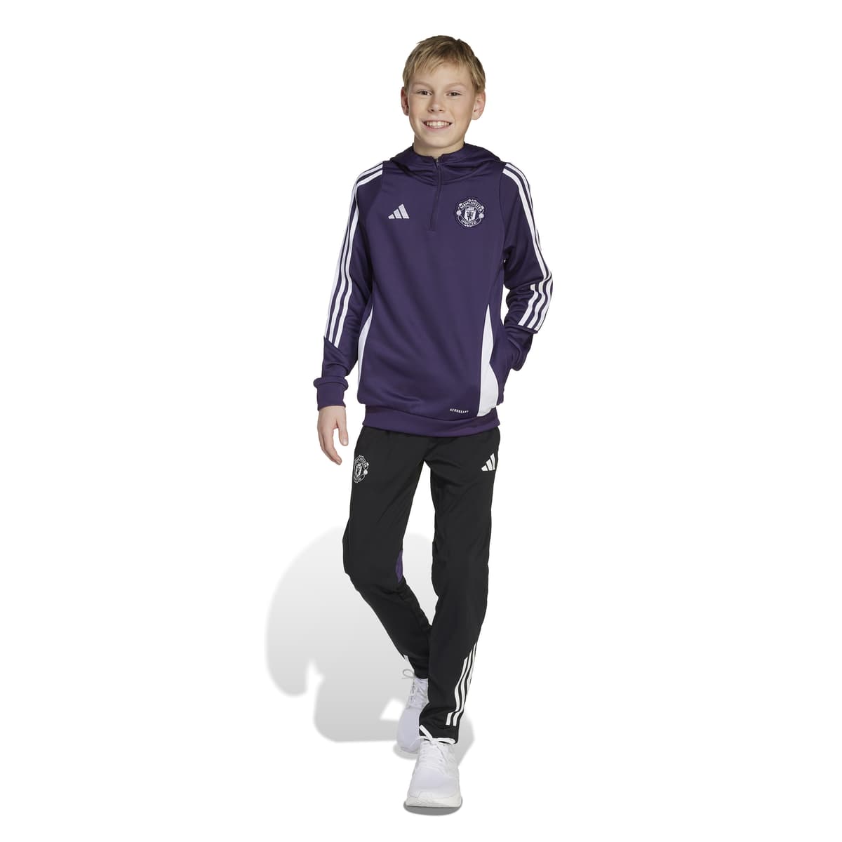 adidas Manchester United Track Trainingspak Hooded 2025-2025 Kids