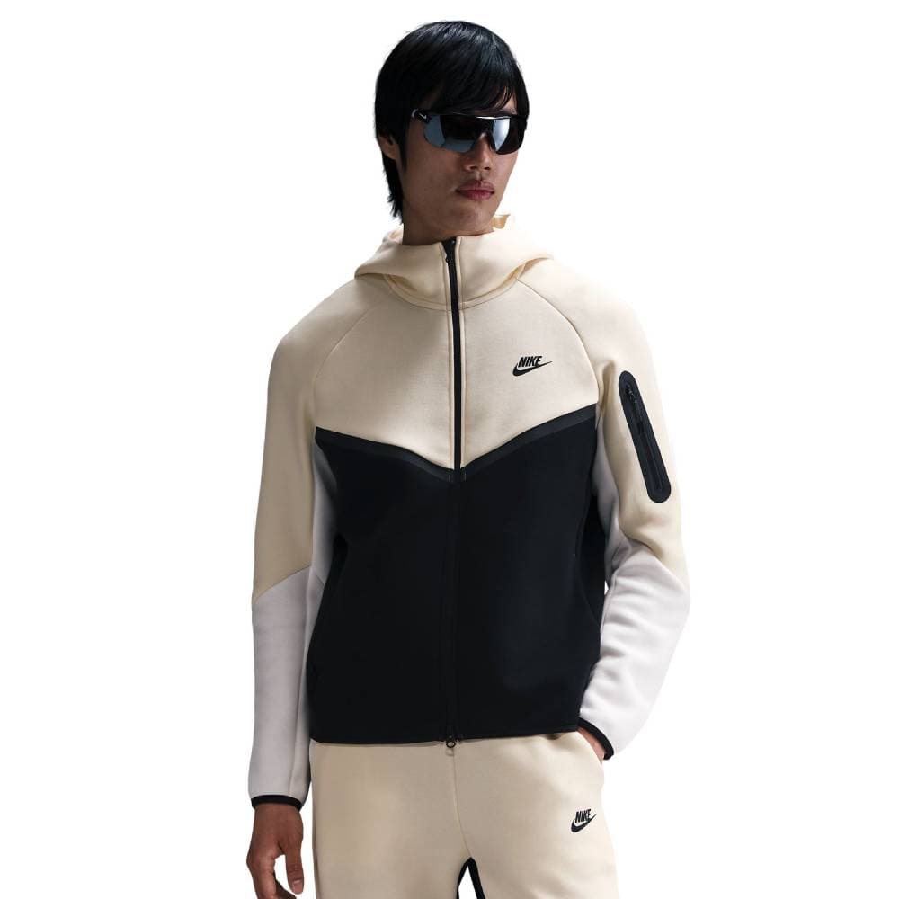 Nike Tech Fleece Sportswear Vest Beige Zwart Gebroken