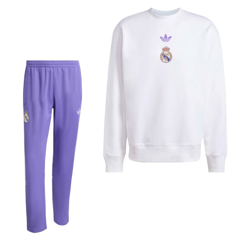 adidas Real Madrid Lifestyler Crew Trainingspak
