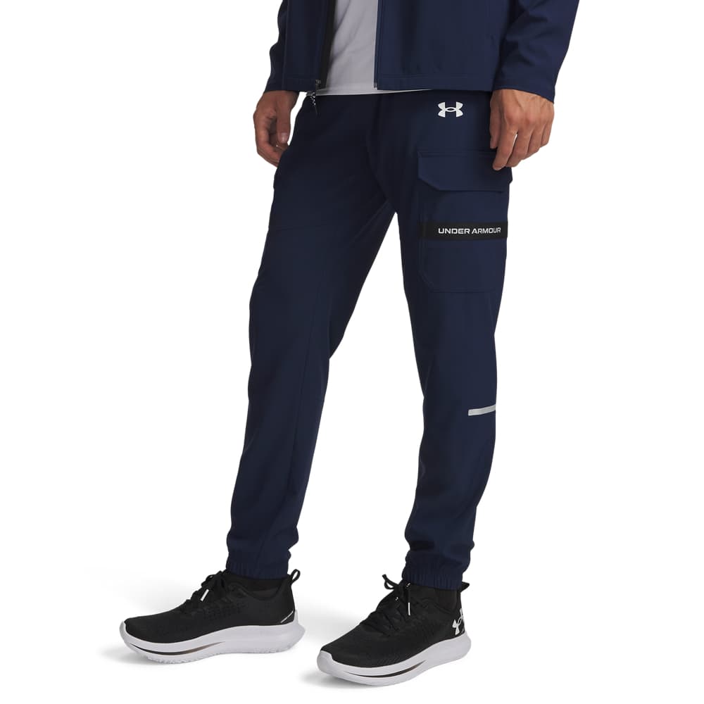 Under Armour Tech Utility Woven Cargobroek in Donkerblauw Wit