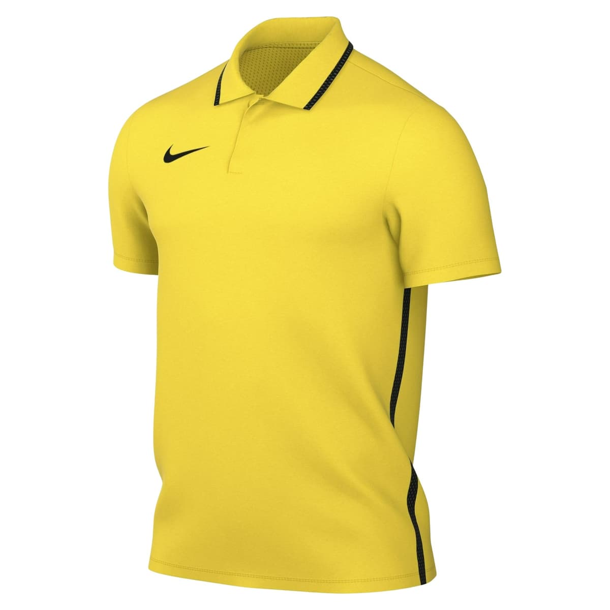 Nike Dri-FIT Park 26 Polo 1/4 Knoop in Geel Zwart
