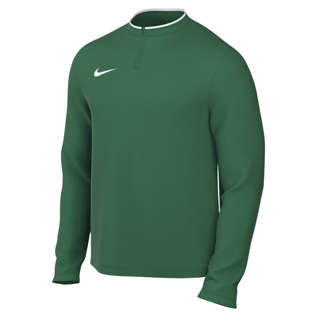 Nike Dri-FIT Park 26 Trainingstrui 1/4-Zip in Donkergroen Wit