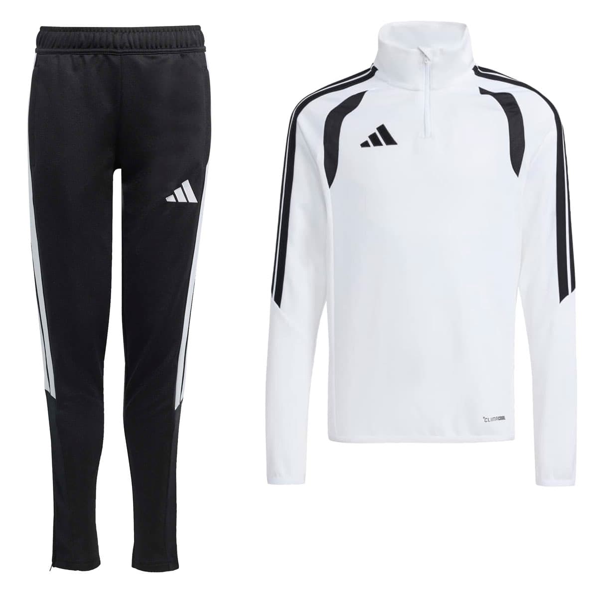 adidas Tiro 26 League Trainingspak 1/4-Zip Kids in Wit Zwart