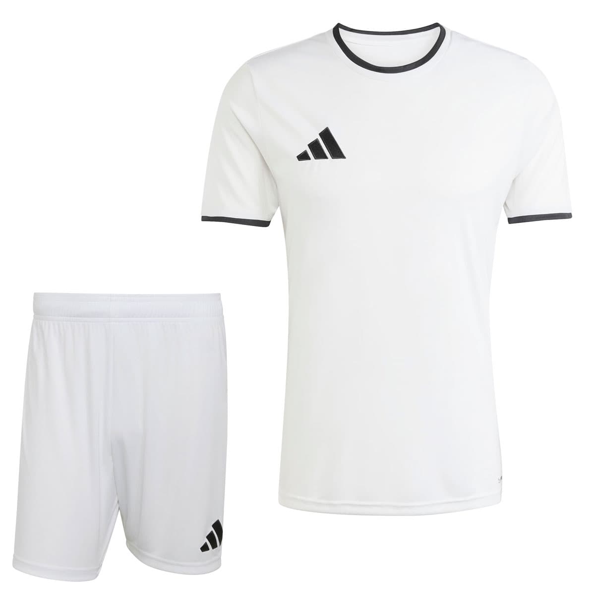 adidas Entrada 26 Voetbaltenue in Wit Zwart