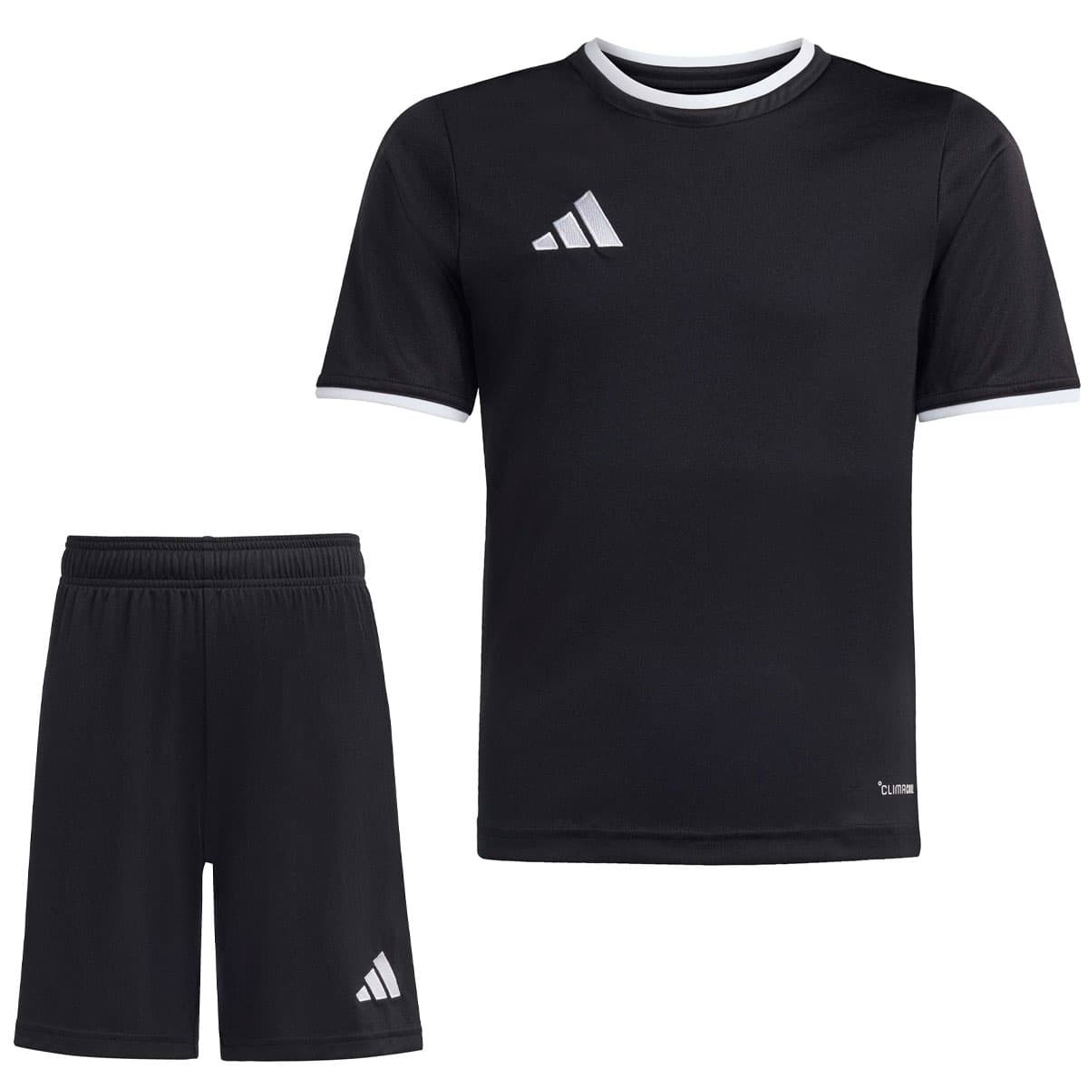 adidas Entrada 26 Voetbaltenue Kids in Zwart Wit