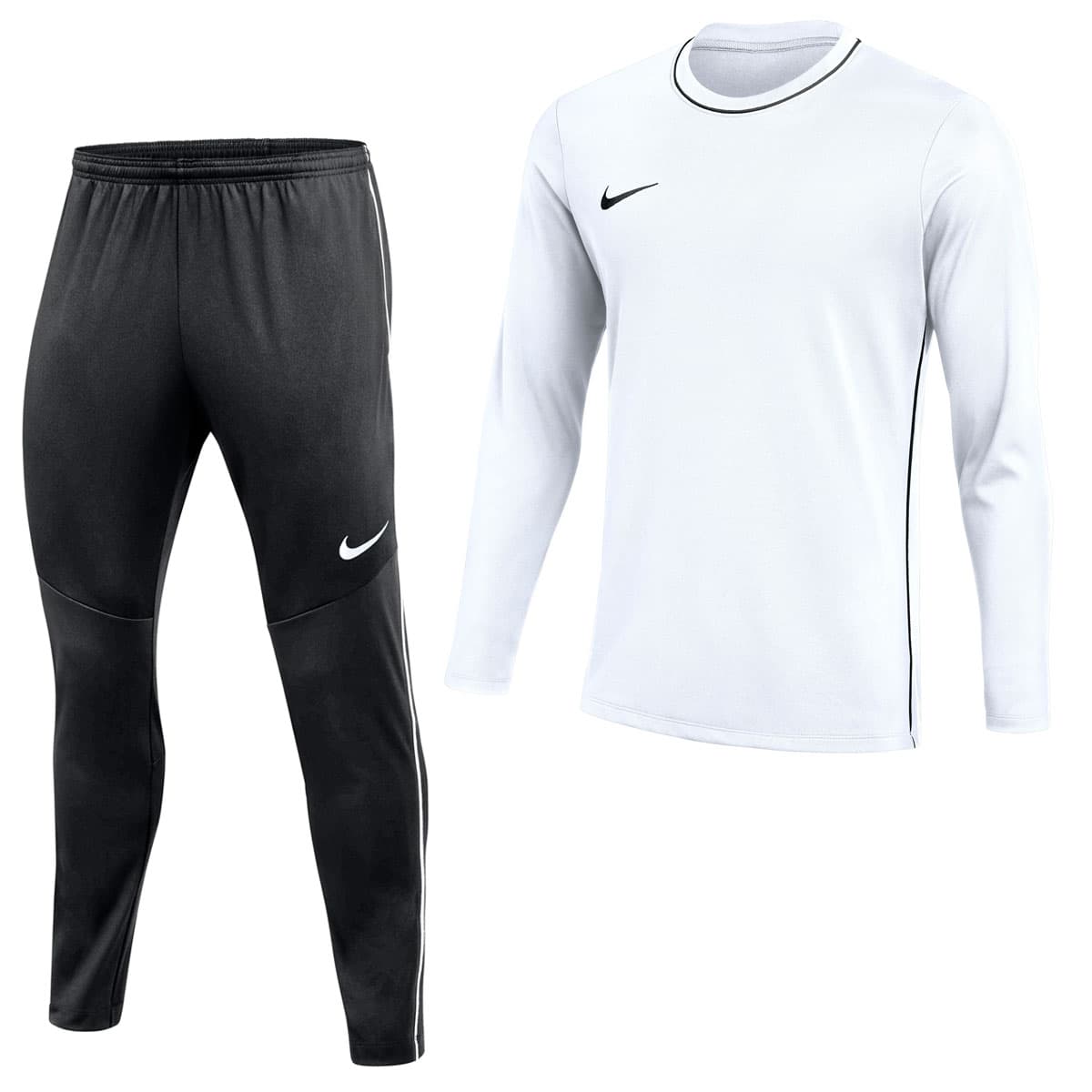 Nike Dri-FIT Park 26 Trainingspak Kids in Wit Zwart