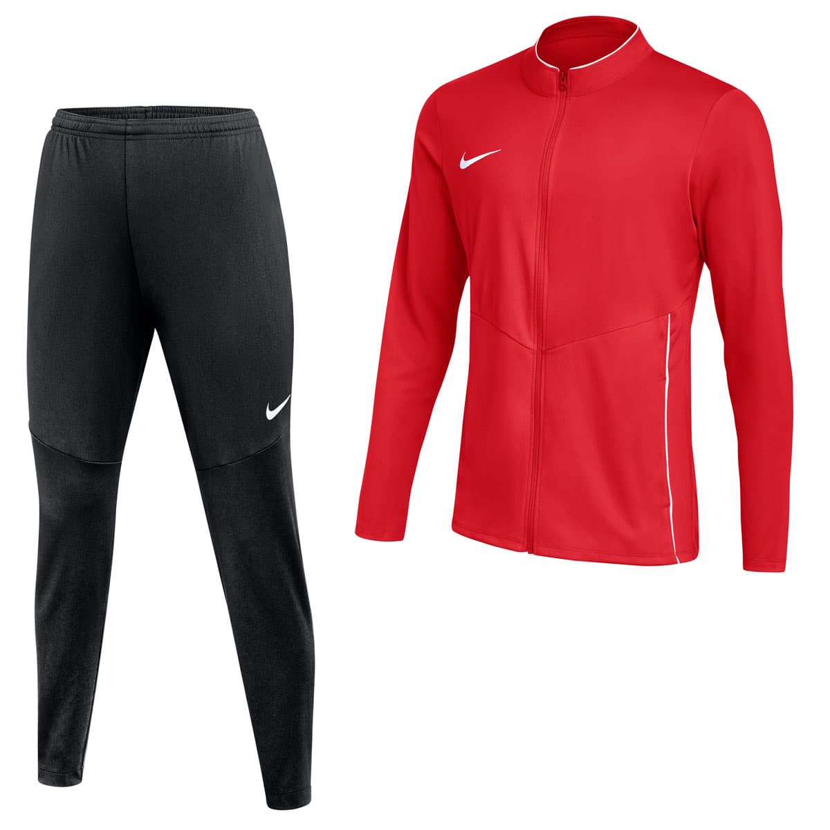 Nike Dri-FIT Park 26 Trainingspak Full-Zip Kids in Rood Zwart