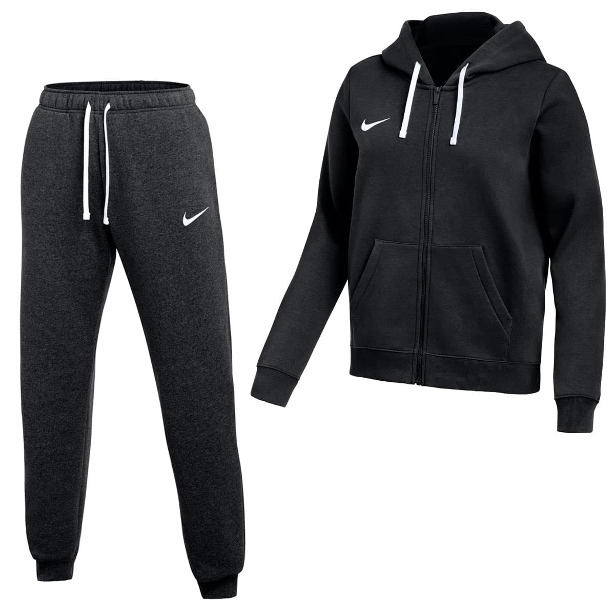 Nike Park 26 Fleece Vest Joggingpak Dames in Zwart Wit