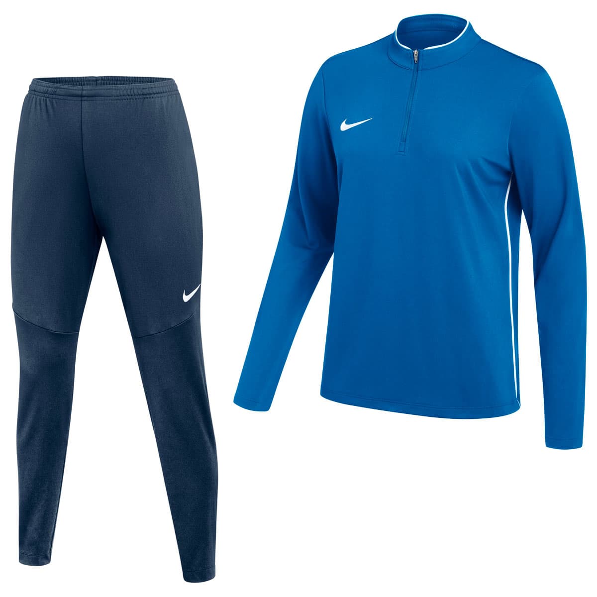 Nike Dri-FIT Park 26 Trainingspak 1/4-Zip Dames in Blauw Donkerblauw