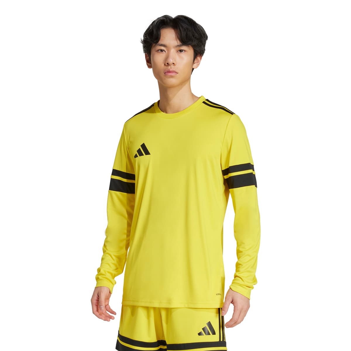 adidas Squadra 25 Voetbalshirt Lange Mouwen in Geel Zwart
