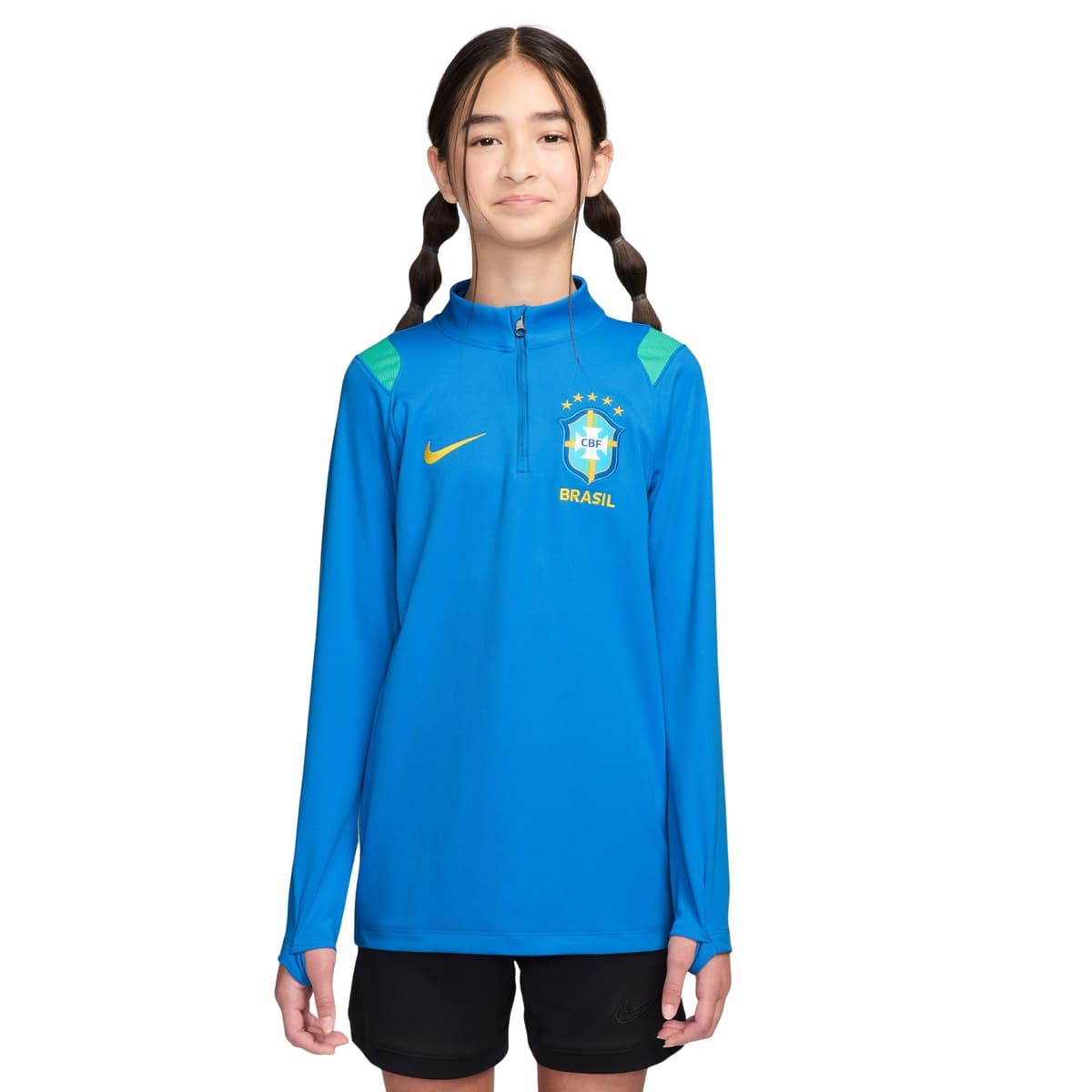 Nike Brazilië Academy Pro Trainingstrui 1/4-Zip 2026-2028 Kids