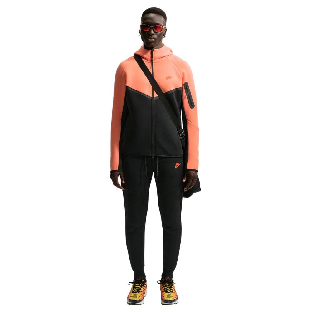 Nike Tech Fleece Sportswear Trainingspak in Lichtoranje Zwart Felrood