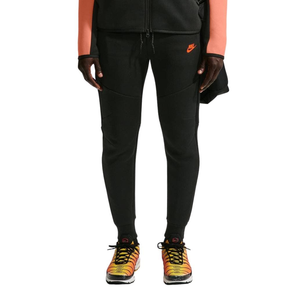 Nike Tech Fleece Sportswear Joggingbroek in Zwart Felrood