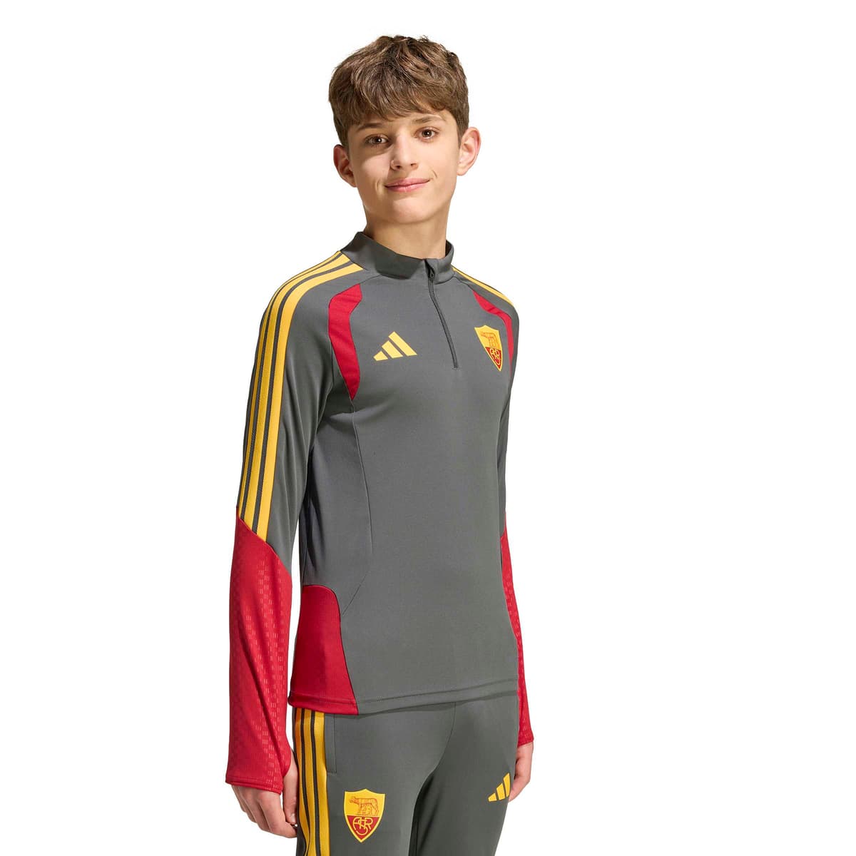 adidas AS Roma Trainingstrui 1/4-Zip 2026-2027 Kids