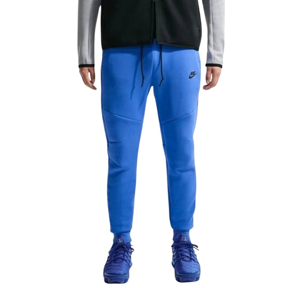 Nike Tech Fleece Sportswear Joggingbroek in Blauw Zwart Wit