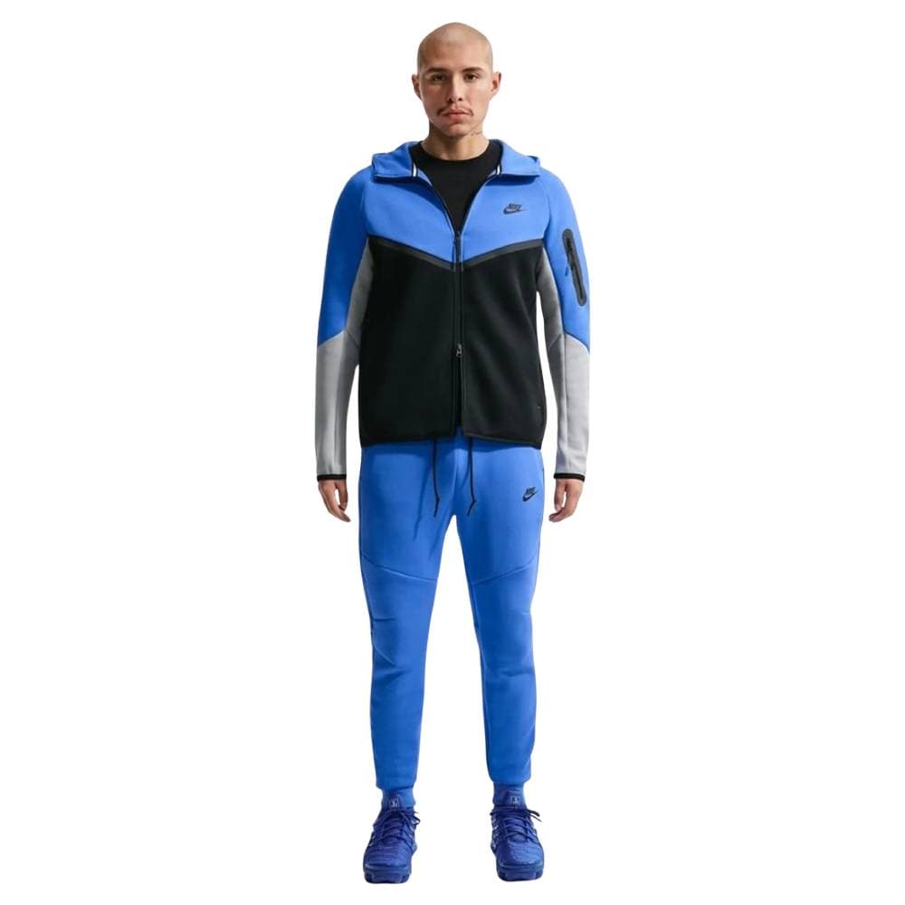 Nike Tech Fleece Sportswear Trainingspak in Donkerblauw Zwart Grijs Wit