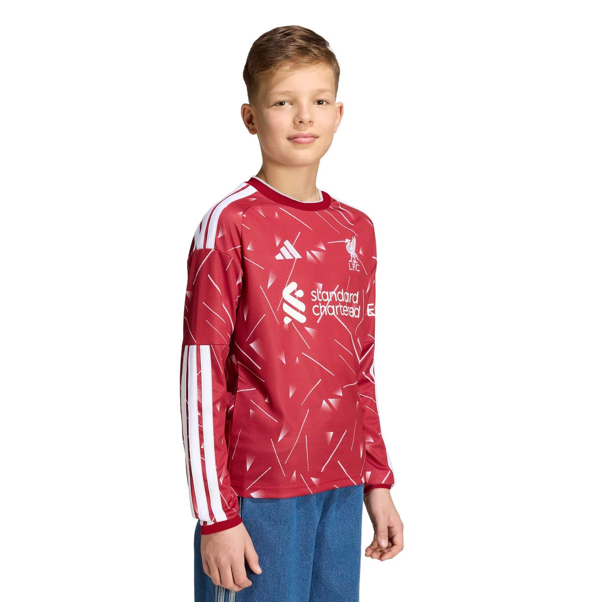 adidas Liverpool Thuisshirt Lange Mouwen 2026-2027 Kids
