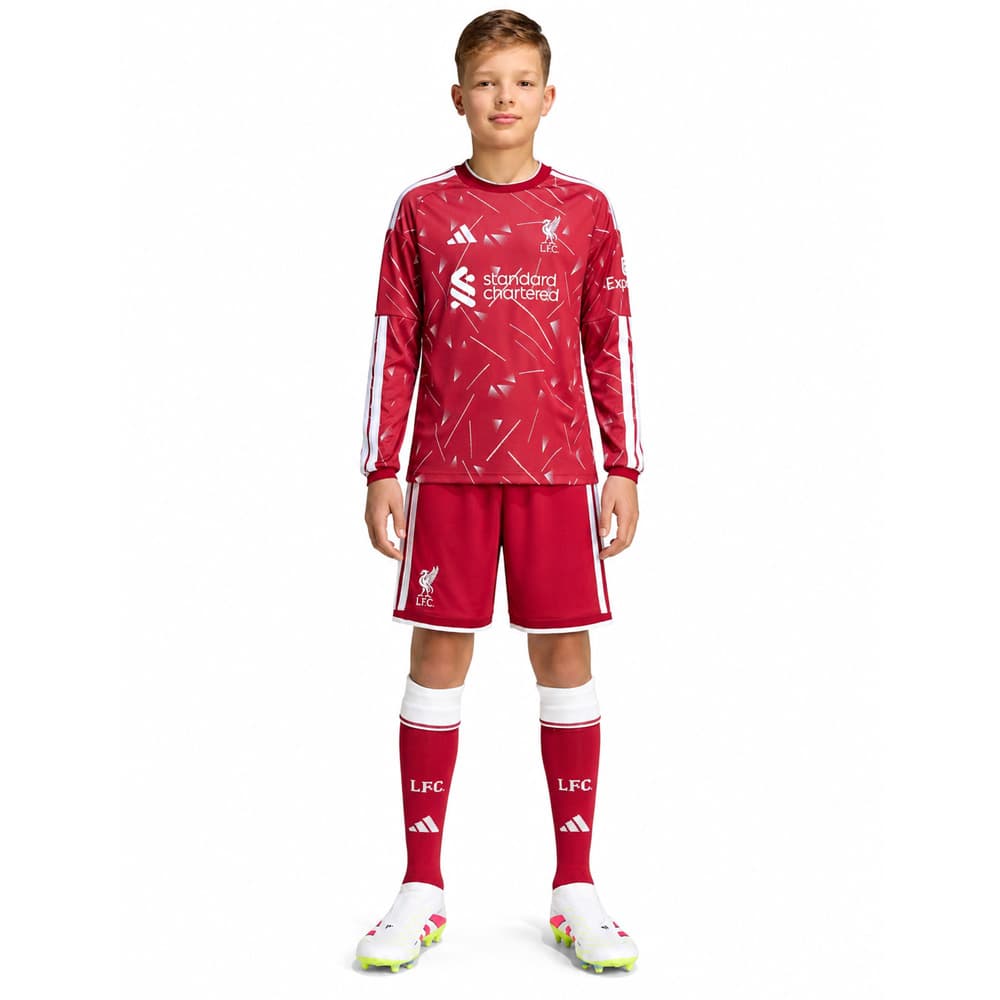 adidas Liverpool Thuistenue Lange Mouwen 2026-2027 Kids