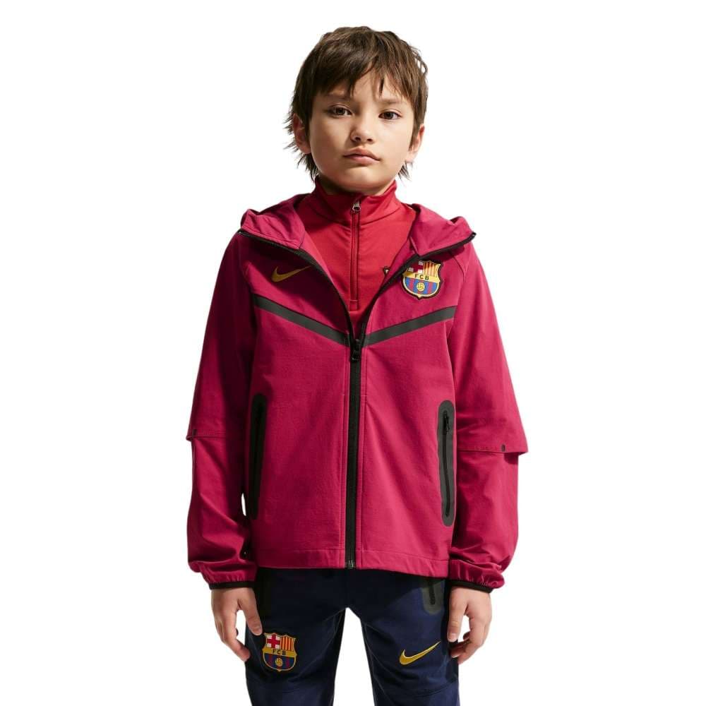 Nike FC Barcelona Tech Woven Windrunner Jack 2026-2027 Kids