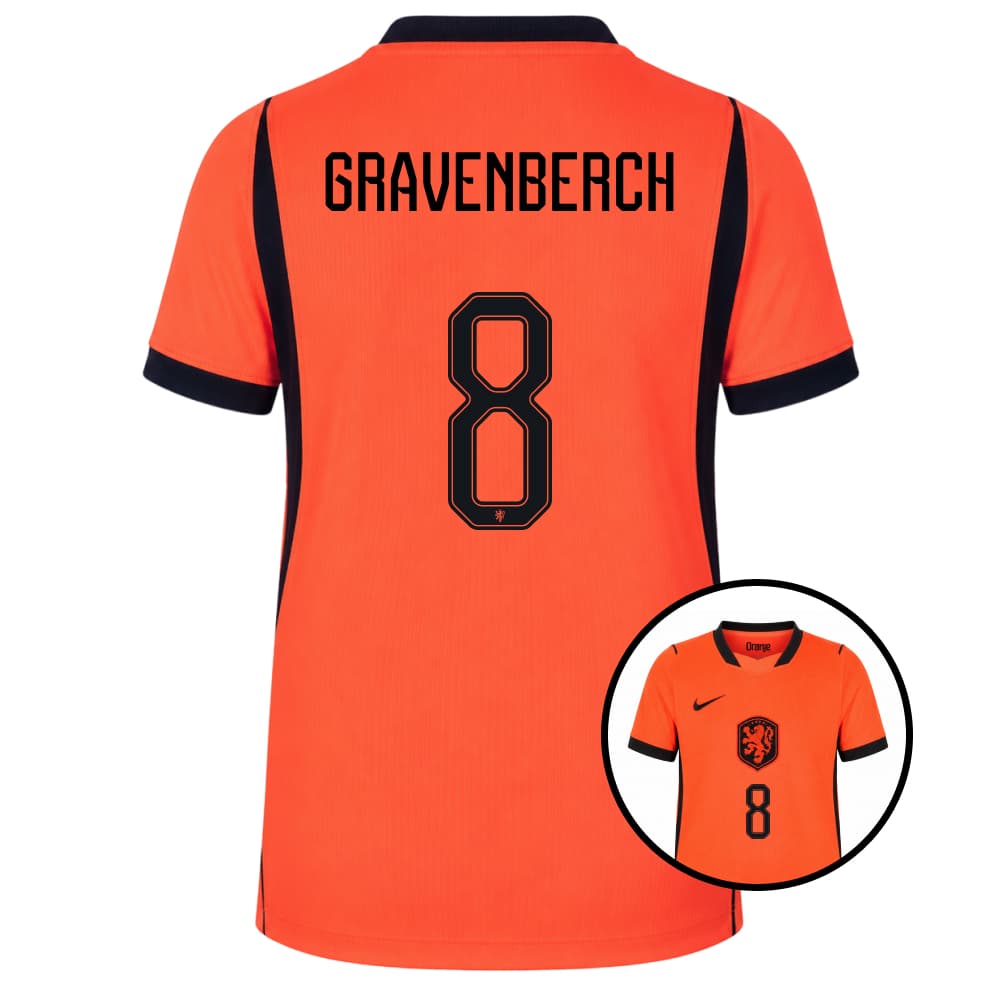 Nike Nederland Gravenberch 8 Thuisshirt 2026-2028 Kids