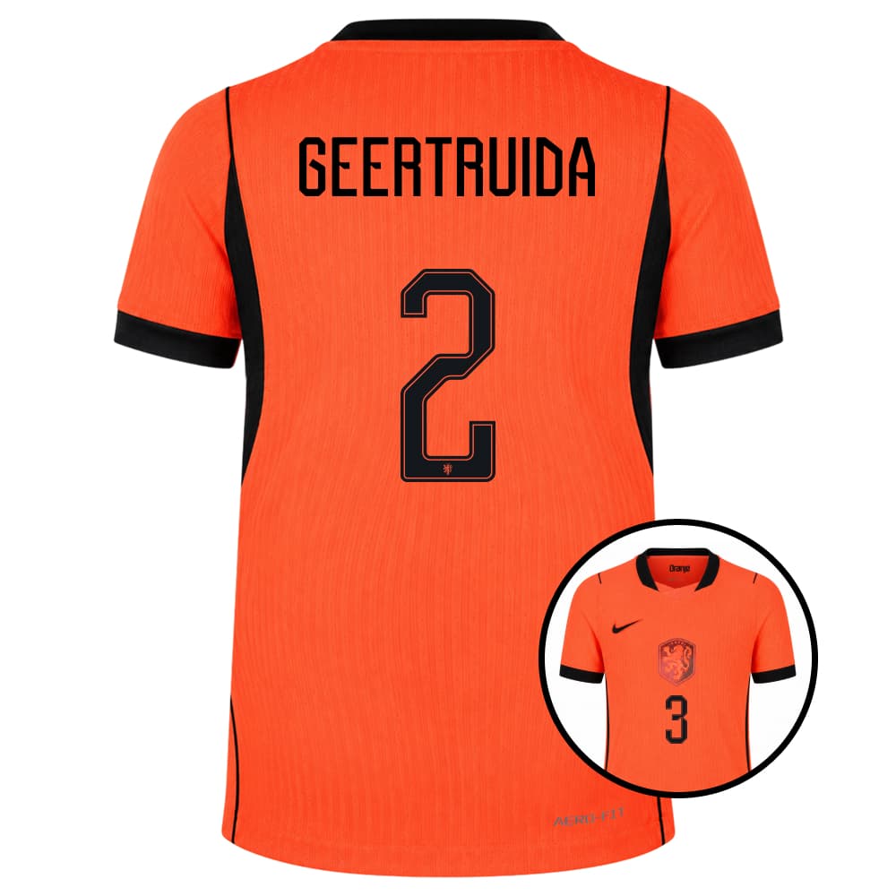 Nike Nederland Geertruida 2 Thuisshirt Authentic 2026-2028 Kids