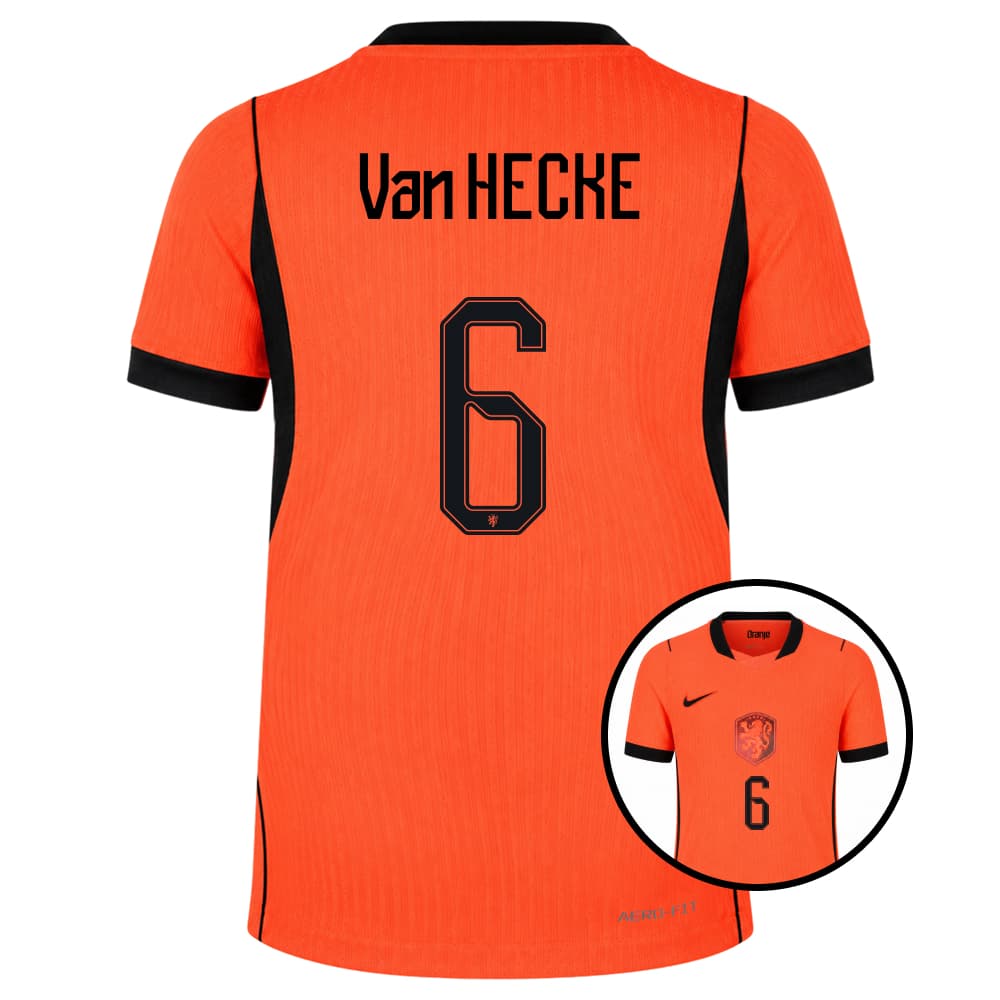Nike Nederland Van Hecke 6 Thuisshirt Authentic 2026-2028 Kids